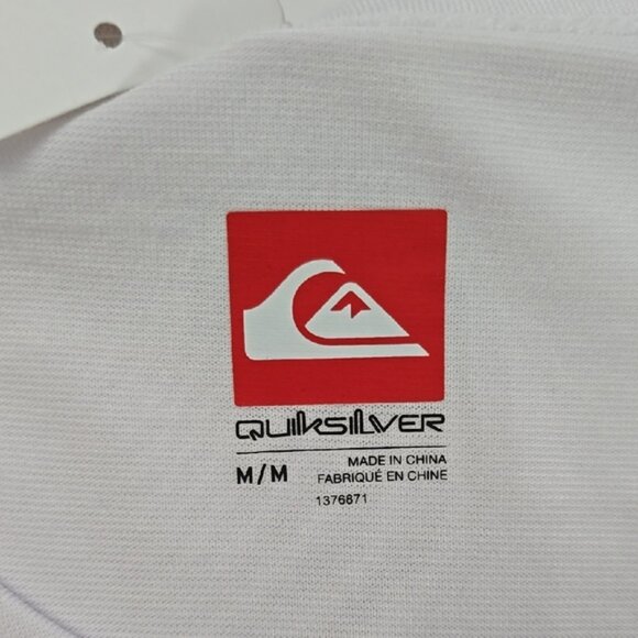 Quiksilver Men's Active White Long Sleeve Shirt Lightweight Stretch Size M - Picture 4 of 10